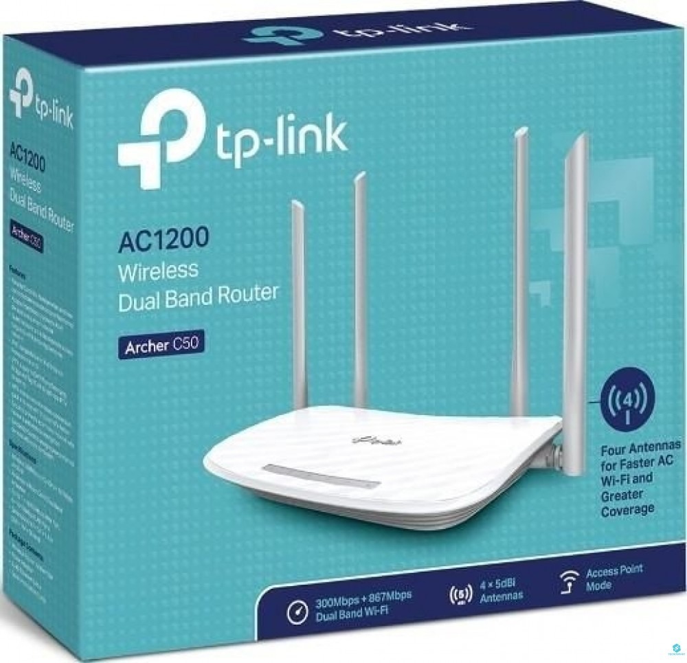 Kge Solutions Router Tp Link Ac1200 Doble Banda Inalambrico 300 Mps En 24ghz Y 867 En 5ghz 3346